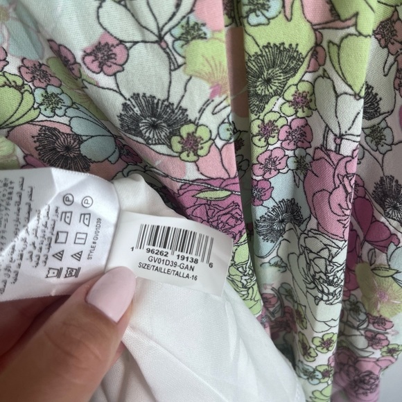 BCBG | Floral Puff Sleeve Dress - Picture 11 of 12